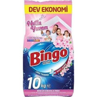 10 KG BİNGO TOZ DETERJAN RENKLİ VE BEYAZLAR 